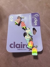 NEW  . 3 Pair Girls Clip on Earrings G Clips Claire's 7110