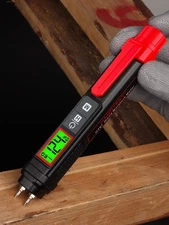HABOTEST HT67 Digital Wood Moisture Meter Professional 2 Pins Wood SMHV