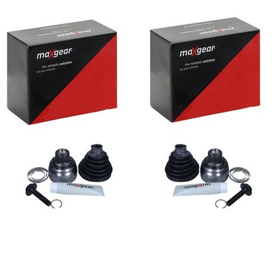 2X MAXGEAR ANTRIEBSWELLENGELENK SATZ RADSEITIG passend für AUDI A4 A5 A6 A8 Q5