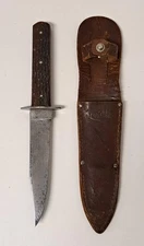 Vintage Kinfolks Bowie Knife & Sheath Incorporated Earliest Mark 1928-1933