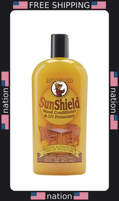 #ad Howard SunShield Beeswax Furniture Polish 16 Fl Oz Outdoor Wood Protection $31.39