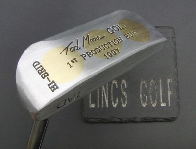Tad Moore 1st Production Run 1997 Putter Stahlschaft 81cm Länge Woss Grip*