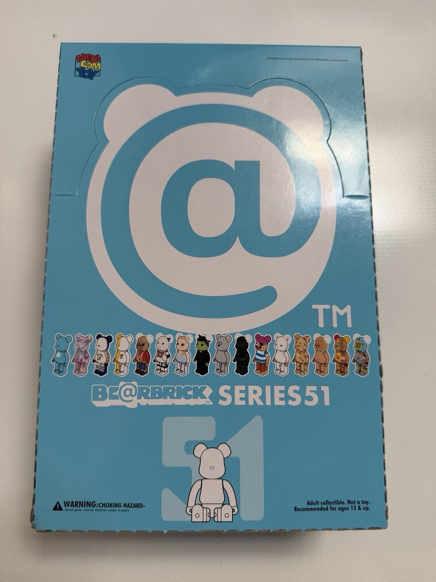 BE@RBRICK Series 51 100% Sealed Case of 24 Blind Boxes Bearbrick