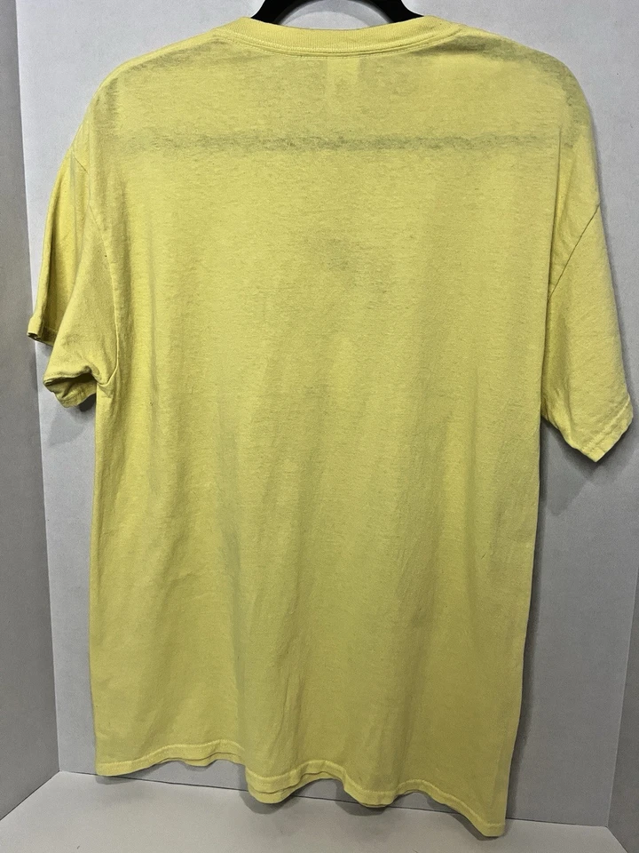 Atlanta Braves Blooper Mascot Tee Men’s L Yellow Graphic Shirt MLB Baseball - Image 4 of 4