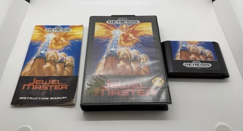 Vintage 1991 Jewel Master Game for Sega Genesis with Case and Manual - Tested