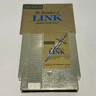 Zelda II: The Adventure of Link Gold (Nintendo NES, 1988) Cartridge & Manual