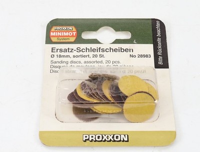 Proxxon 28983 Ersatzteil Zubehör Ersatz-Schleifscheiben 20Stck.