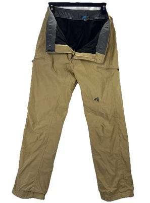 Eddie Bauer Pants Mens 32x30 Beige Fleece Lined Cargo First Ascent Gorpcore - Image 1 of 4