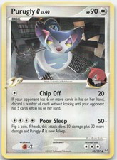 Purugly G 88/127 Common Platinum Pokemon Moderately Played on eBay