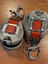 Pair (2) HARKEN 1600 1100Kg Snatch Blocks 76mm Like New  -Best Offer- 