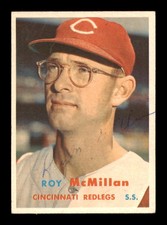 Roy McMillan Autographed Signed 1957 Topps Card #69 Cincinnati Reds