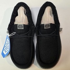 Hey Dude Men's Wally Warmth Wool Black/Multi NIB 2026