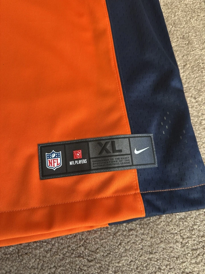 Camiseta Nike Denver Broncos Peyton Manning Limited para hombre XL nueva con etiquetas naranja Foto 3 de 4