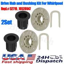 2x Washer Basket Driven Hub Bushing Kit 52719 For Whirlpool Machine Hub 10528947