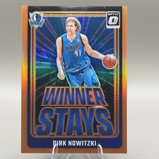 2024-25 Donruss Optic Winner Stays Orange #13 Dirk Nowitski /39 ~ Dallas