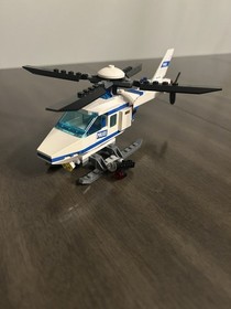 LEGO CITY: Police Helicopter (7741) 100% Complete With Minifigure