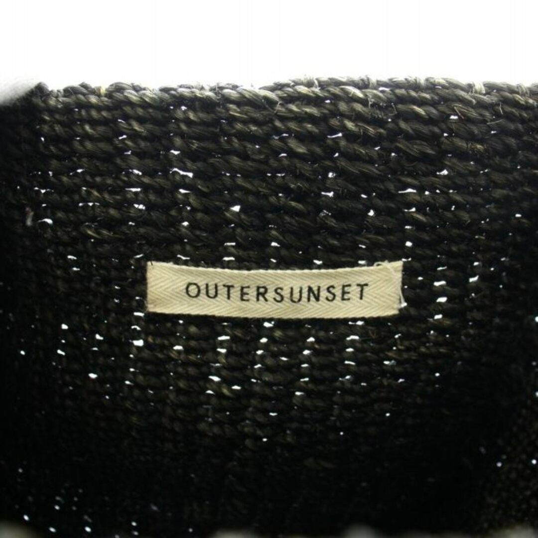 OUTER SUNSET OUTERSUNSET ABACA BASKET BAG BLACK TK Used OUTER SUNSET OUTERSUNSET ABACA BASKET BAG BLACK TK Used