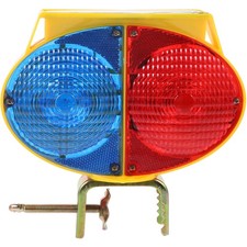 Solar LED Emergency Light Plastic Barricade Warning Light Traffic Safety Lamp