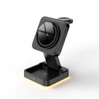 Type-c Fast Wireless Charger Stand 3 in 1 Foldable Charging Station White
