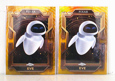 2025 Pixar Gold #46 Eve Kaleidoscope Etch & Base Cards From Wall-E