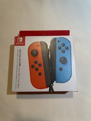 Nintendo Switch Joy-Con (L)/(R) Neon Red/Neon Blue SEALED NEW