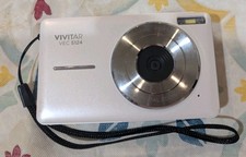 Vivitar Digital Camera VEC S124 2.4" Screen 1080 HD - White - Popsnap- Tested
