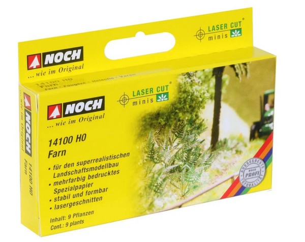 Noch 14100 Farn 9 Pflanzen 1:87 Spur H0 Bausatz Neu Ovp-image