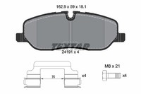 1X Textar 2419101 Bremsbelagsatz Scheibenbremse FüR Land Rover