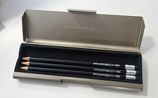 Porsche Metall-Etui mit Bleistift 3er Set &ndash; Bleistift-Set im Metall-Etui