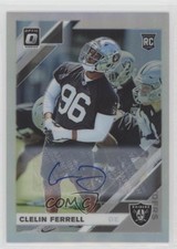2019 Panini Donruss Optic Rookies Holo Prizm 6/99 Clelin Ferrell #104 Auto 01bj