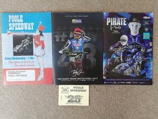 3 x Poole Speedway Programmes   darcy ward