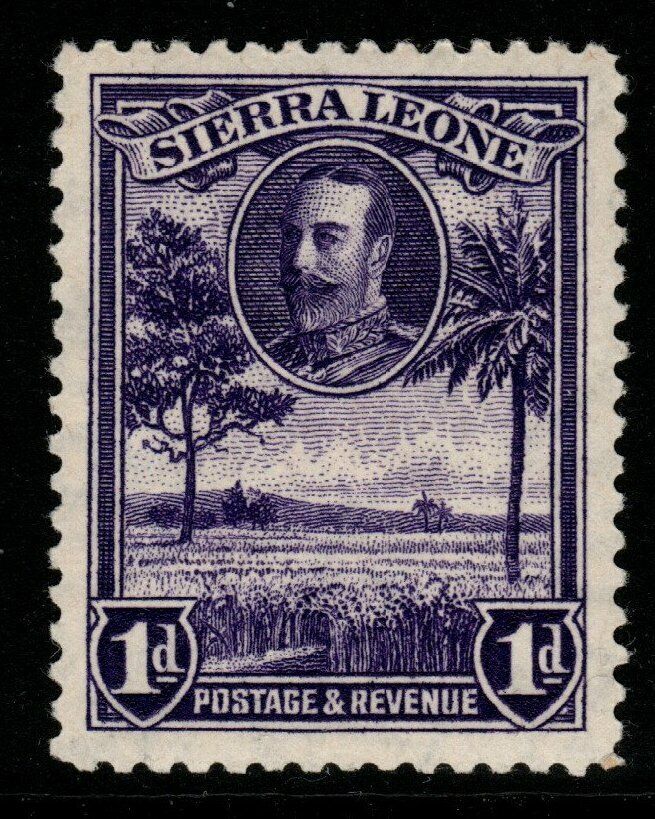Mail order cheap SIERRA New Free Shipping LEONE SG156 1932 MTD 1d VIOLET MINT