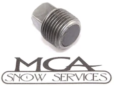BOSS SNOW PLOW MAGNETIC DRAIN PLUG SQUARE HEAD HYD01712