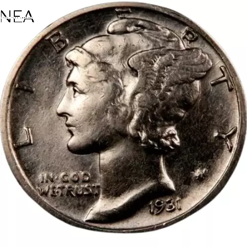 1931 Mercury Dime ~ Borderline Uncirculated (AU++) ~ 90% Silver