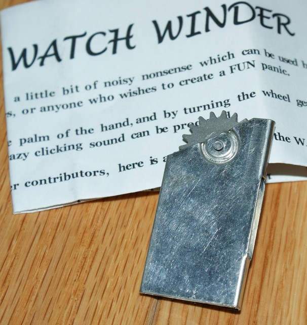 Comedy Watch Winder (FUN Inc) -- classic laugh-getter very surprising TMGS Comedy Watch Winder (FUN Inc) -- classic laugh-getter very surprising TMGS