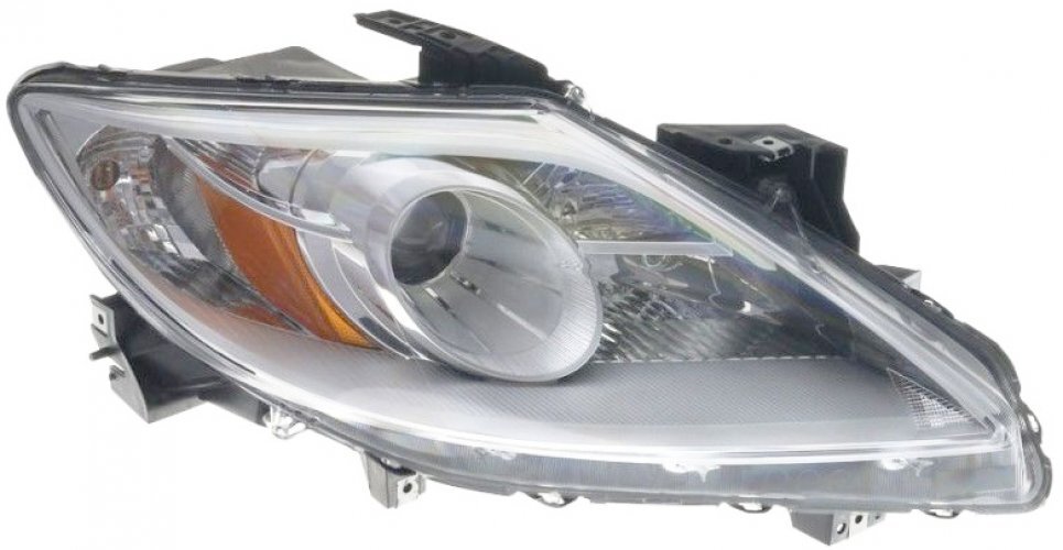 Phare avant droite Mazda CX-9 2009-2012 avec lentille anti-jaunissement haute clarté