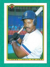 1990 Bowman Cecil Fielder #357 Tigers