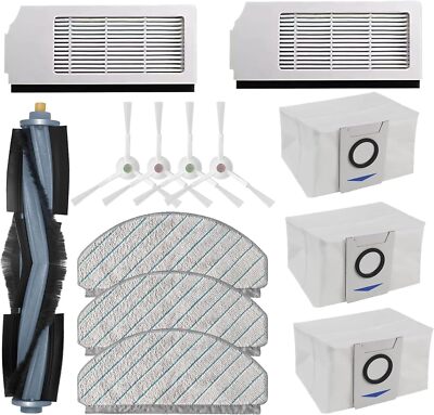 Accessories for ECOVACS DEEBOT T10 Plus:Replacement Parts Compatible Black 