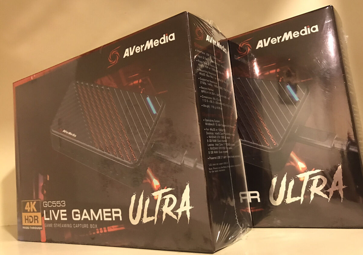 AVerMedia GC553 Live Gamer ULTRA (LGU) 4K Pass-Through Game Capture