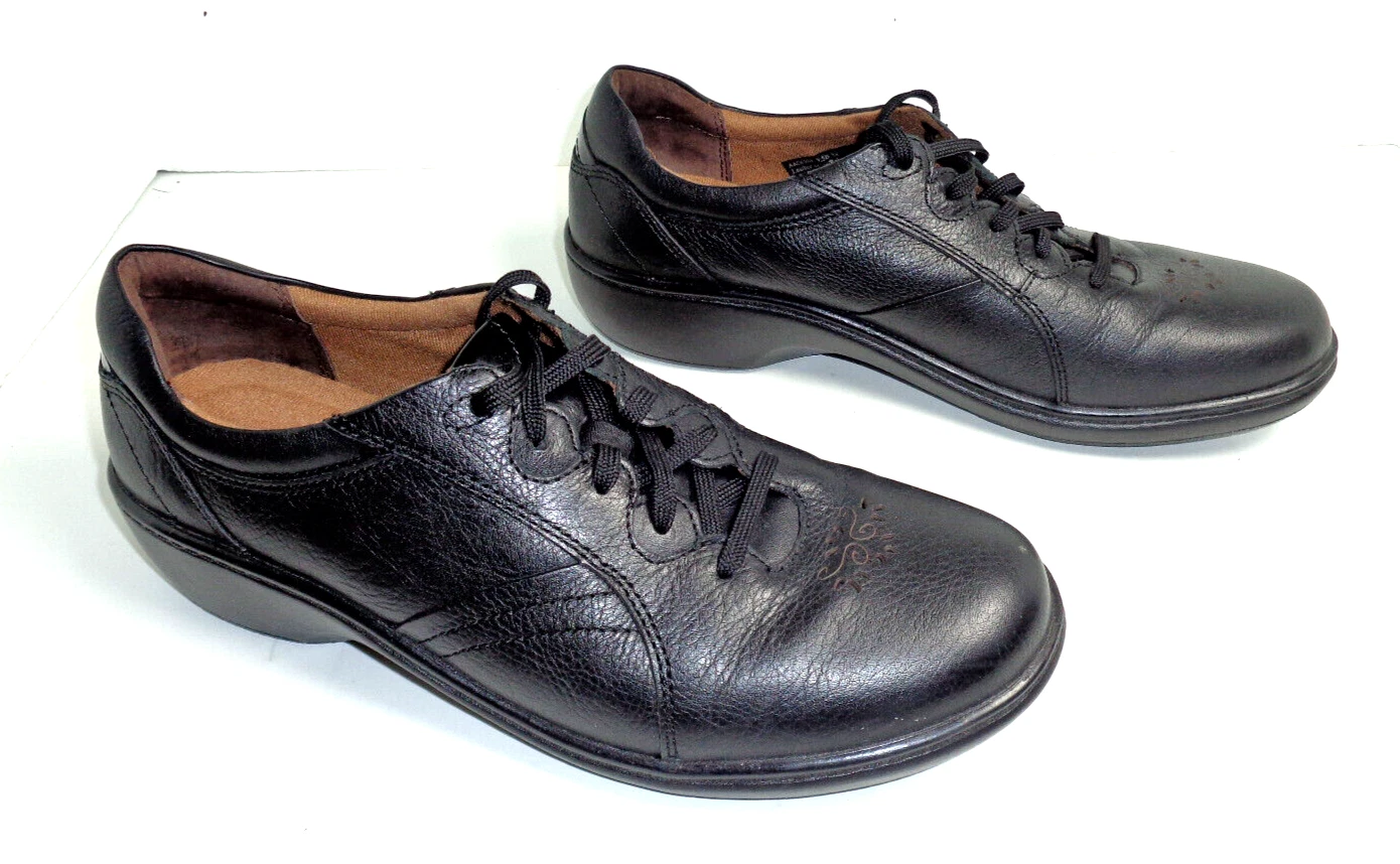 NUOVO ARAVON New Balance donna taglia 9 5B pelle nera stringata Oxford comfort