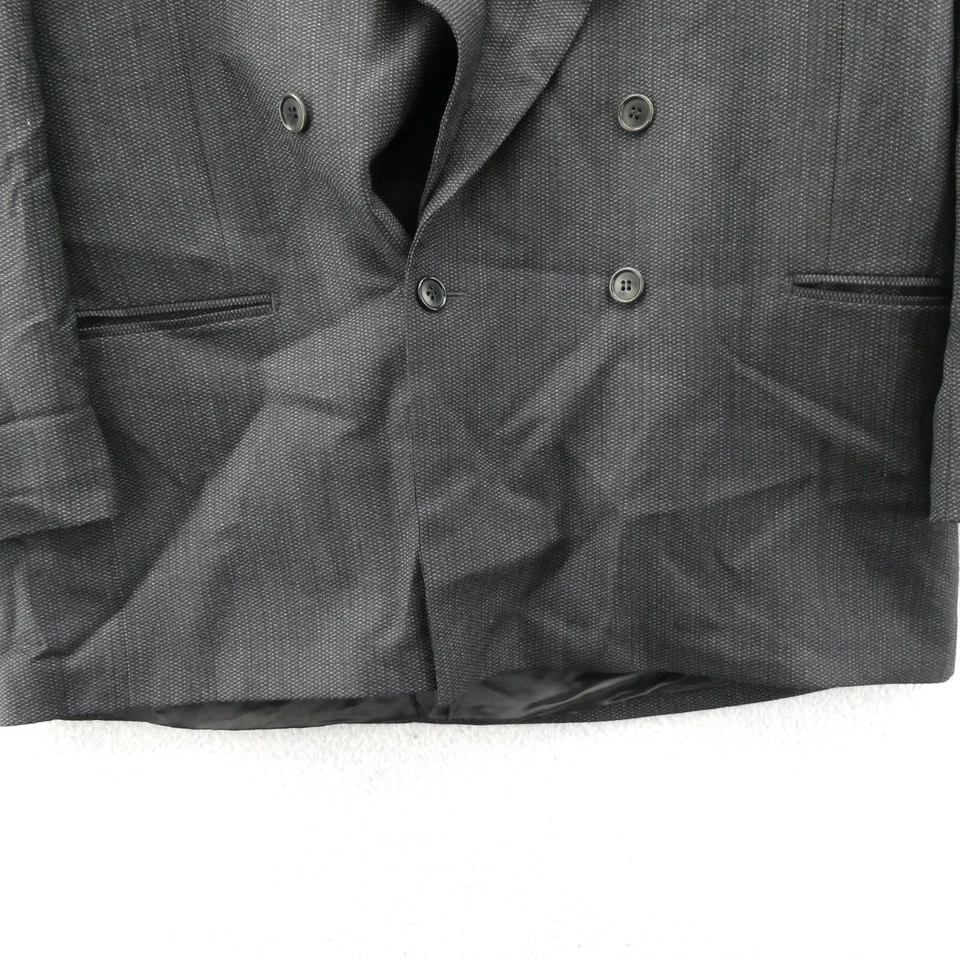 Traje Gianni Disegnatore 46R Para Hombres Gris Oscuro Blazer Chaqueta Negocios 46 R Preppy Foto 2 de 4