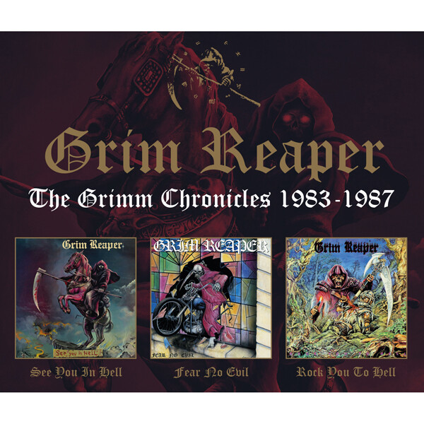 Grim Reaper 'The Grimm Chronicles 1983-1987' 3CD set- NUOVO E SIGILLATO