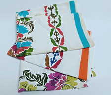 TORCHONS VINTAGE - Lot de 3 anciens en COTON