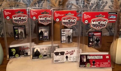 worlds smallest micro action figures lot horror 4pc collection