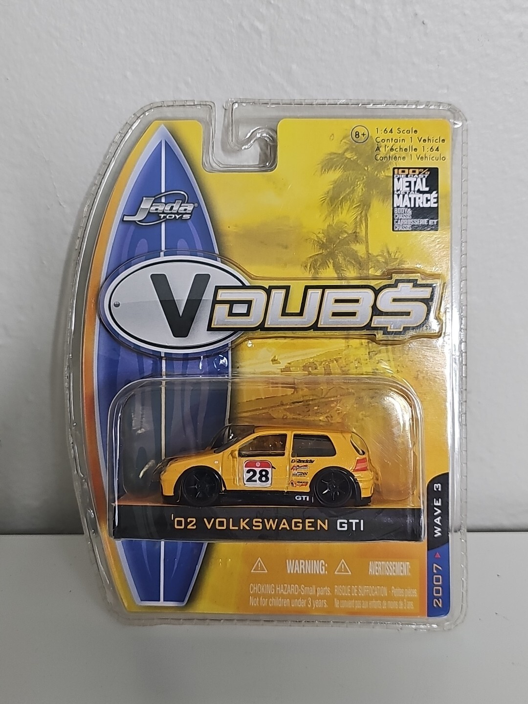 Jada Toys Vdubs '02 Volkswagen GTI 1/64 Scale Wave 3 Yellow eBay
