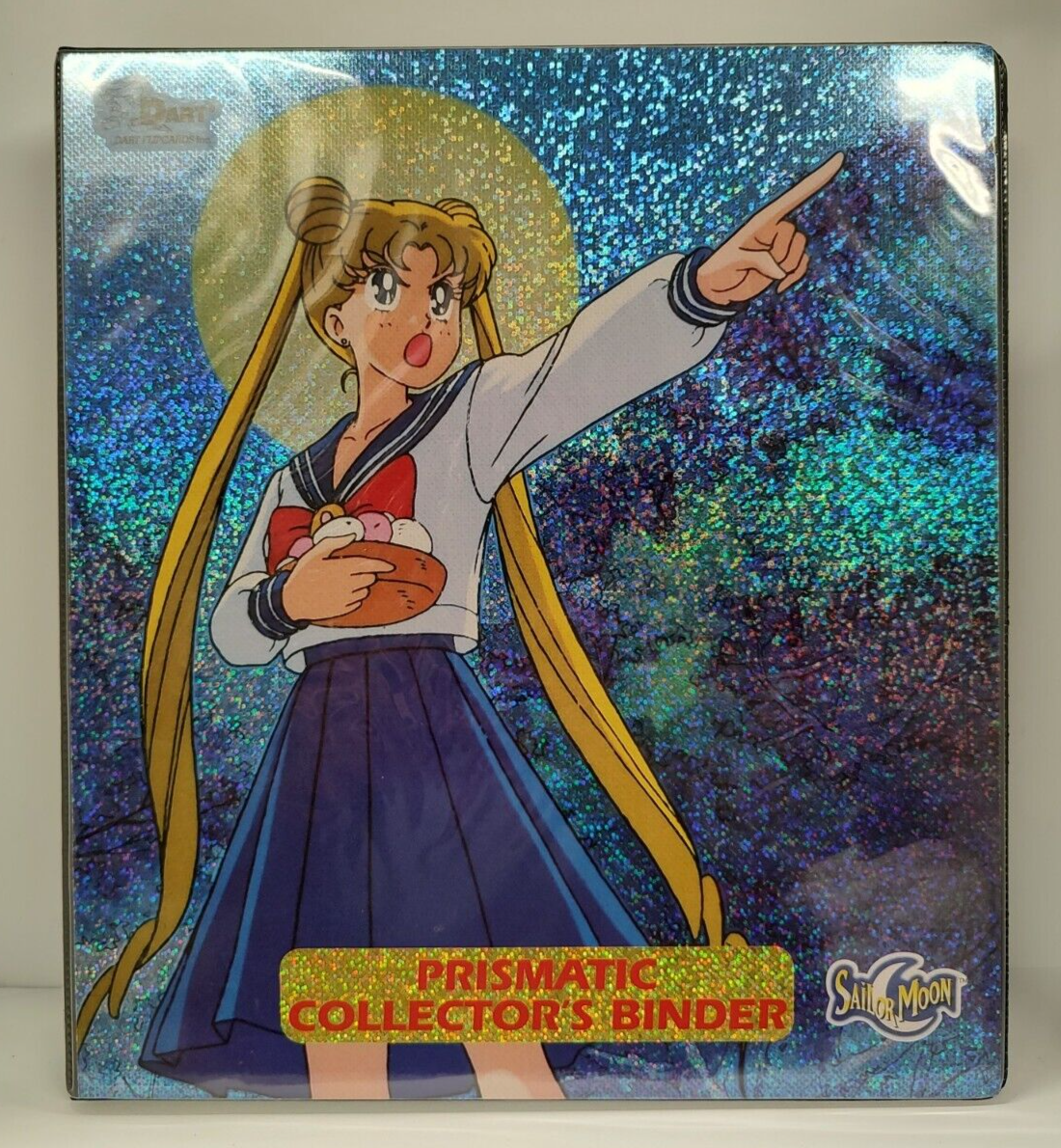 1998 DART SAILOR MOON PRISMATIC TRADING CARD COLLECTOR'S BINDER