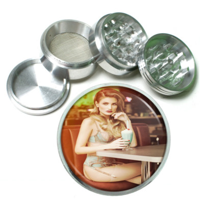 Alabama Pin Up Girls USA D2 63mm Aluminum Kitchen Grinder 4 Piece Herbs 
