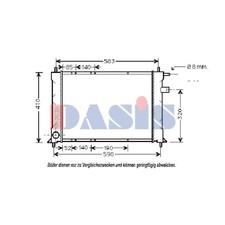Radiateur Rover 414
