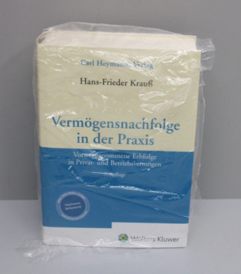 Vermögensnachfolge in der Praxis Hans-Frieder Krauß NEU