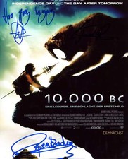 10,000 BC CAST autographs, In-Person signed promo photo